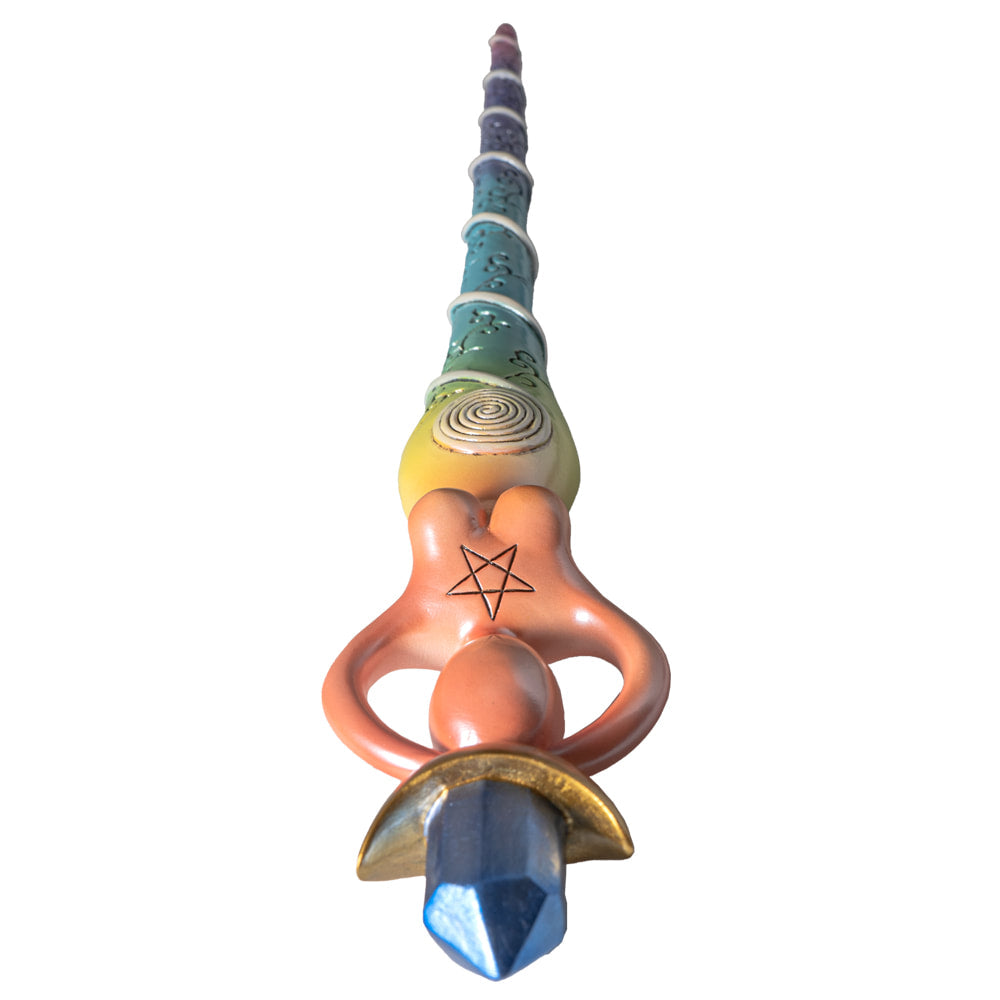Spiral Goddess Mystical Wand