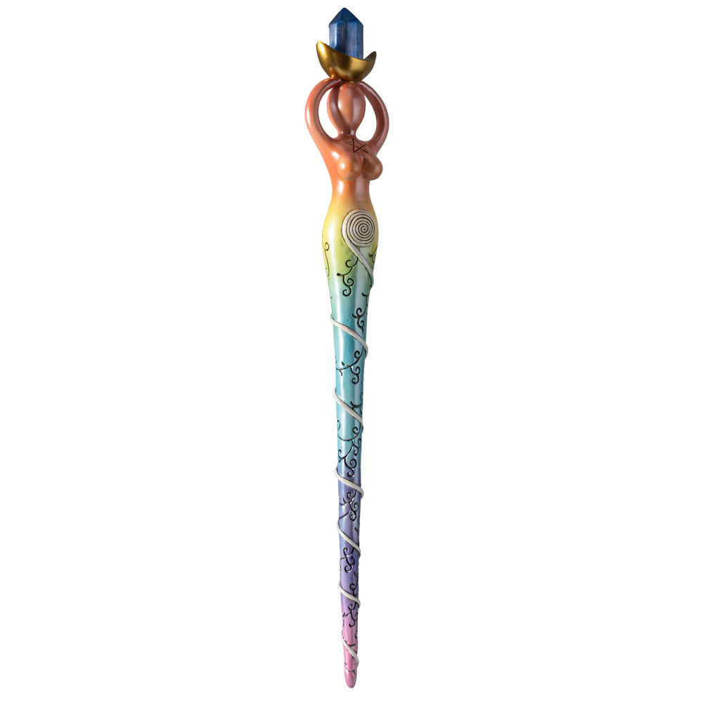 Spiral Goddess Mystical Wand