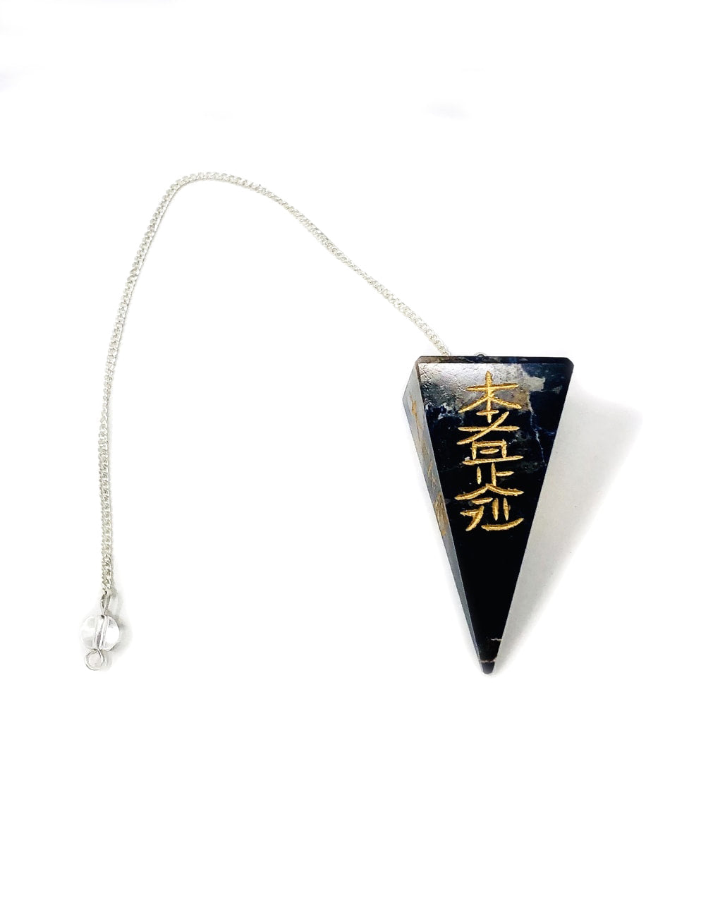Sodalite 4 sided Reiki Pendulum 2"