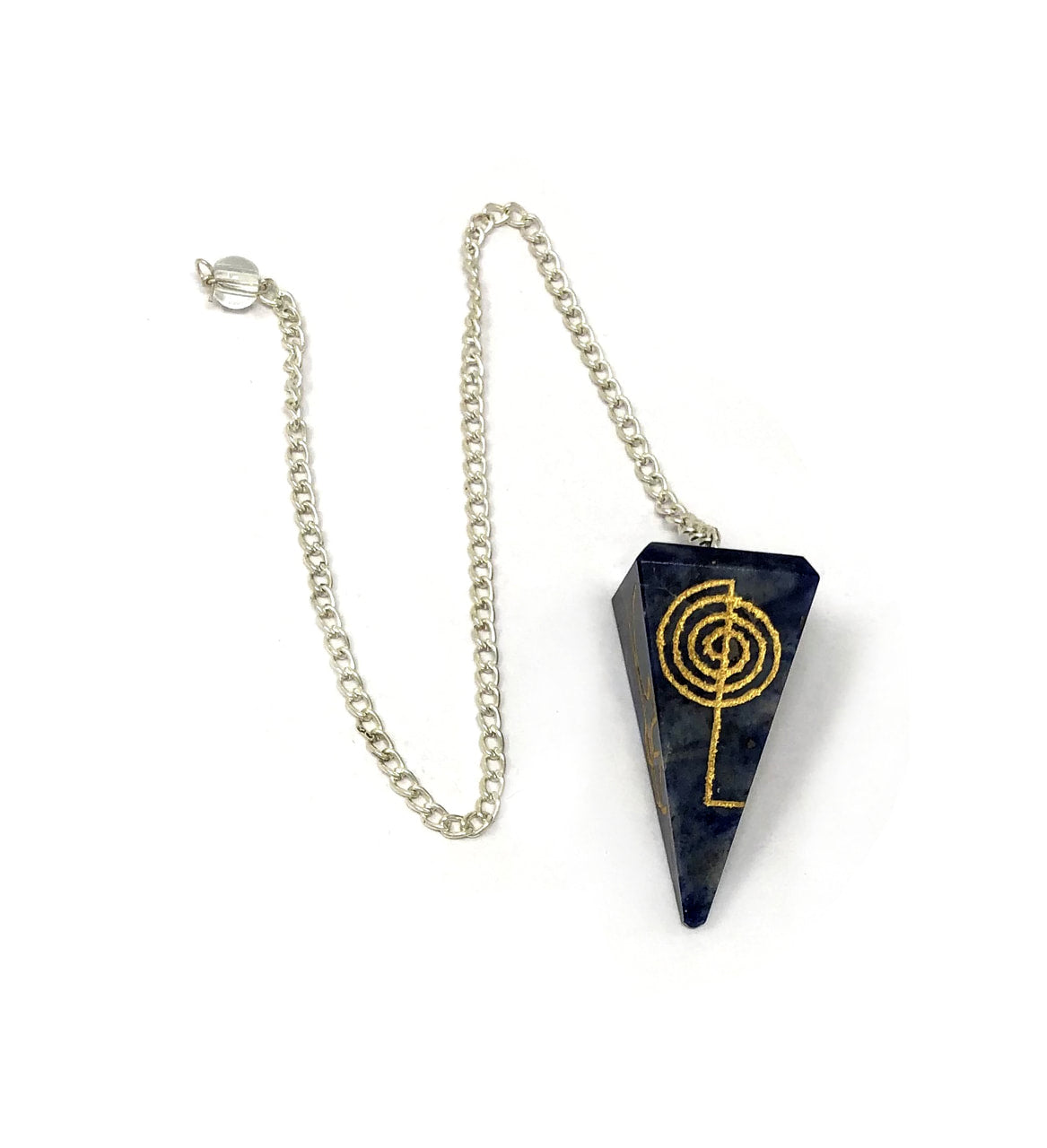 Sodalite 4 sided Reiki Pendulum 2"