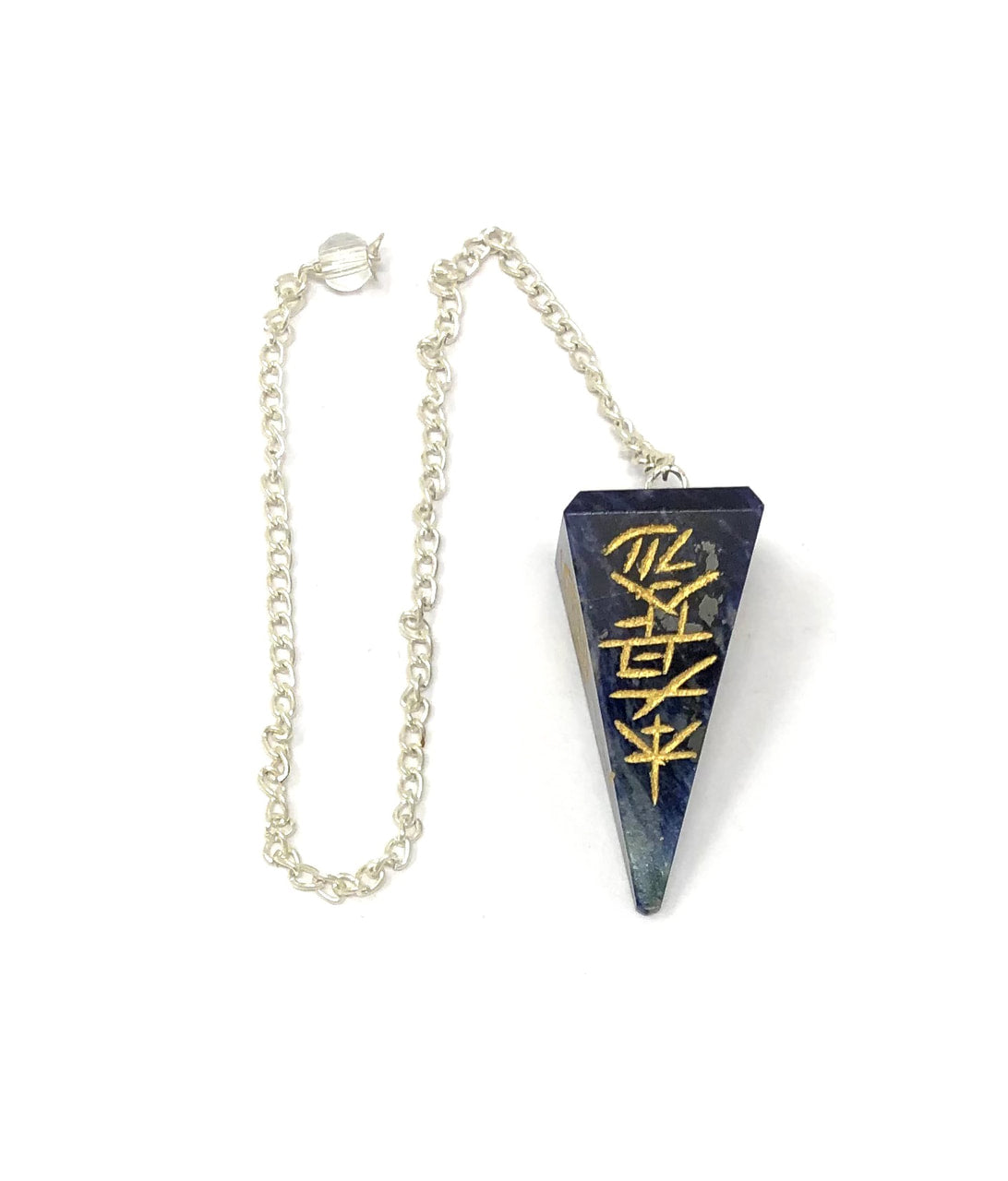 Sodalite 4 sided Reiki Pendulum 2"