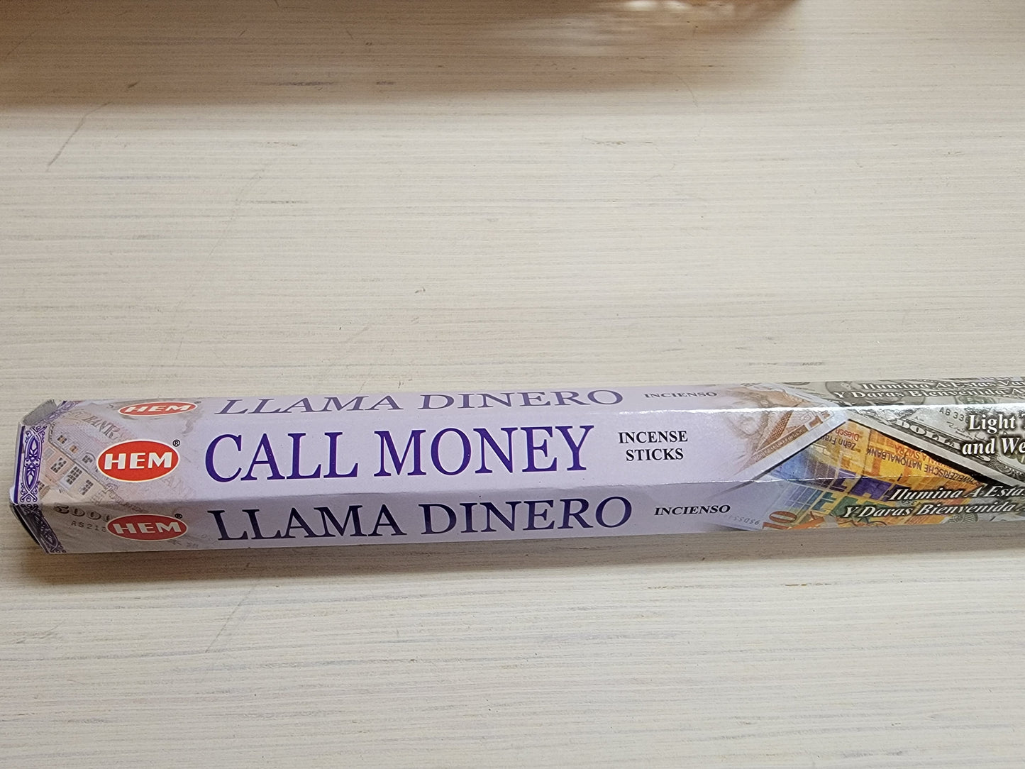 Hem Hexagon Call Money Incense Sticks