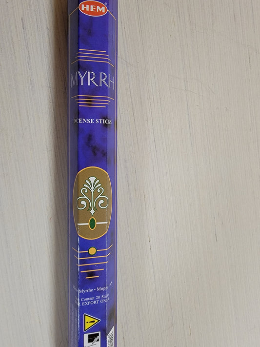Hem Hexagon Myrrh Incense Sticks