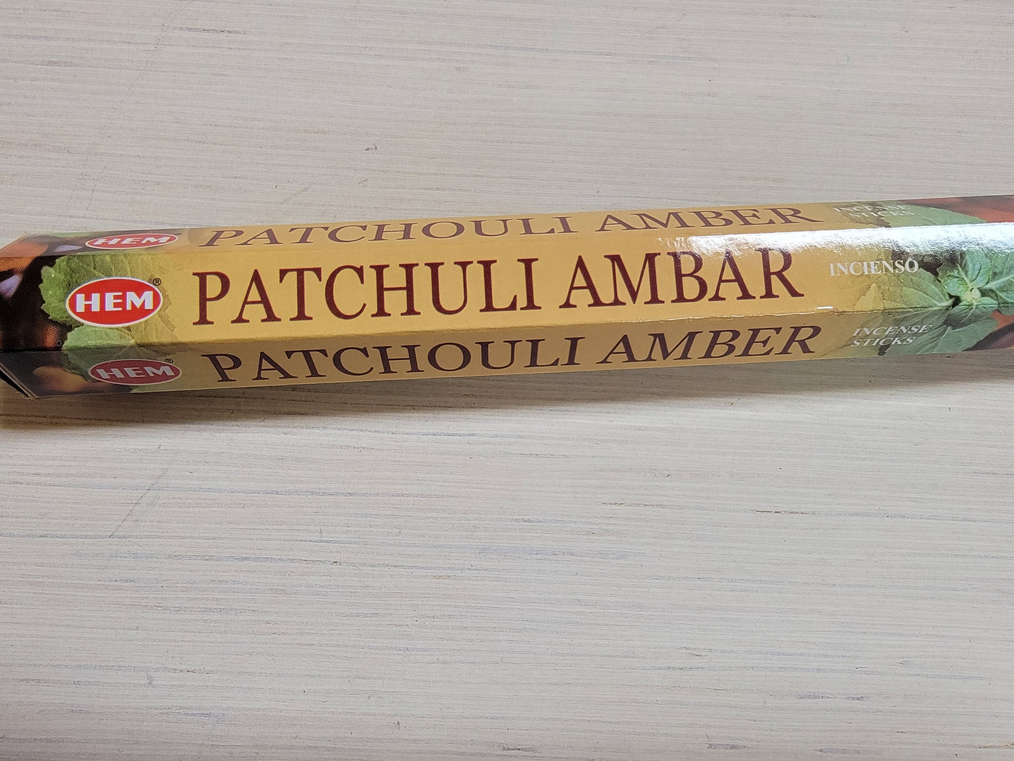 Hem Hexagon Patchouli Amber Incense Sticks
