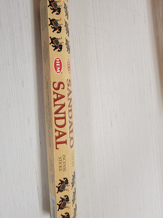 Hem Hexagon Sandal Incense Sticks