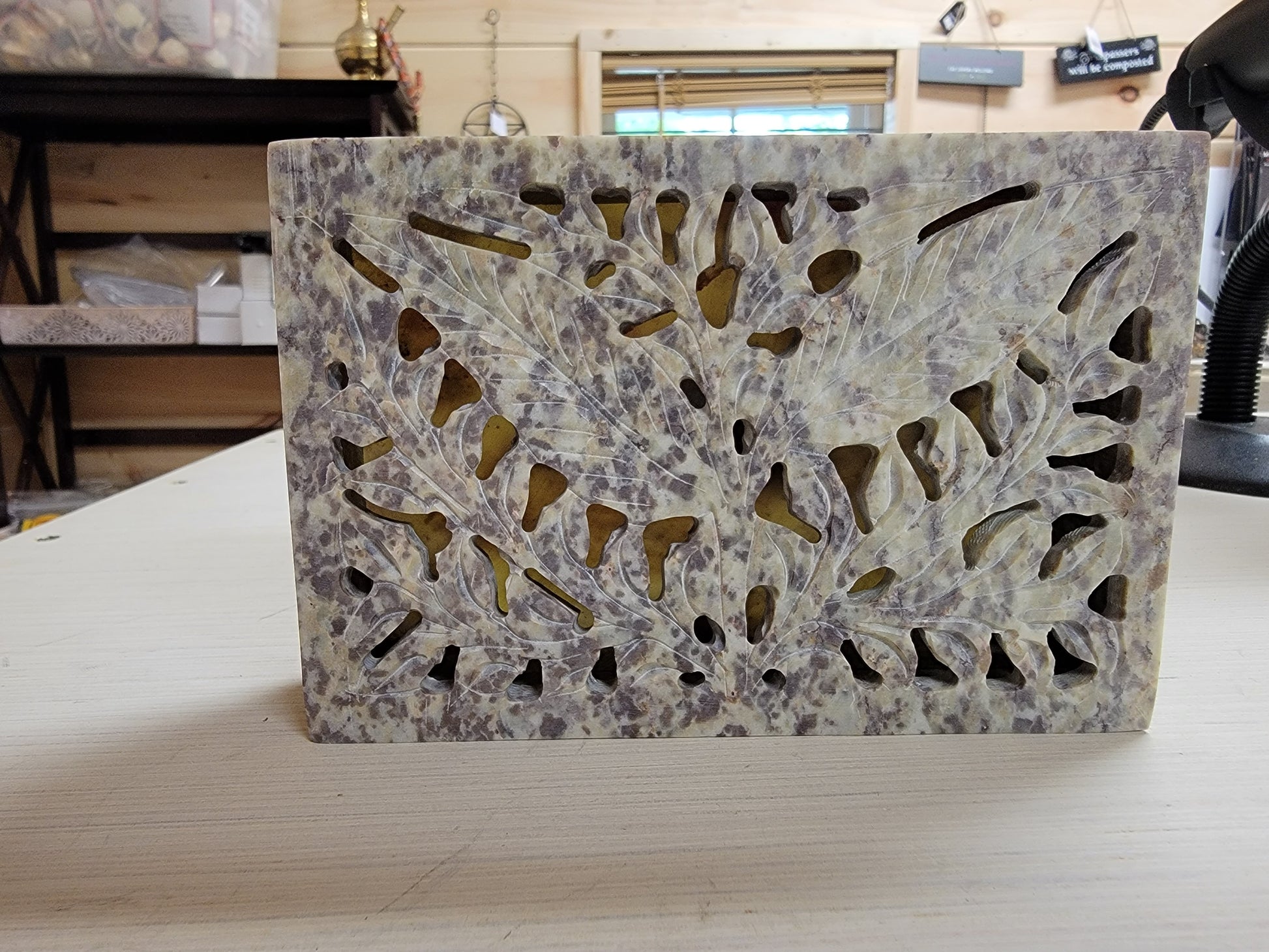 Soapstone Folaite Box 4 x 6 Inch