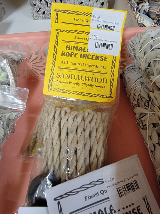 Himalayan Sandlewood Rope Incense