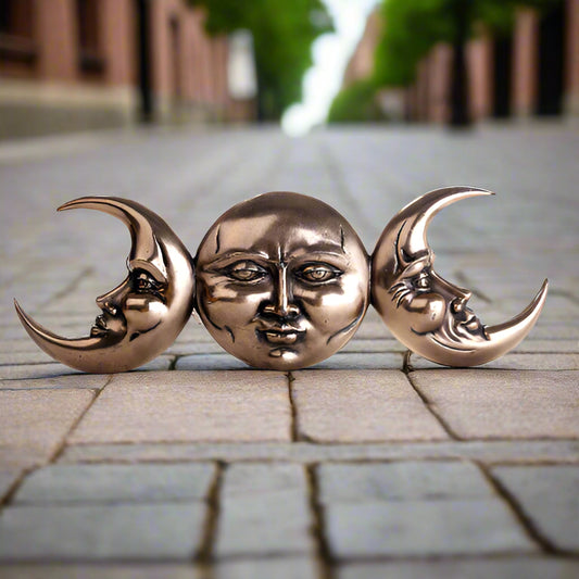 Triple Goddess Moon Plaque