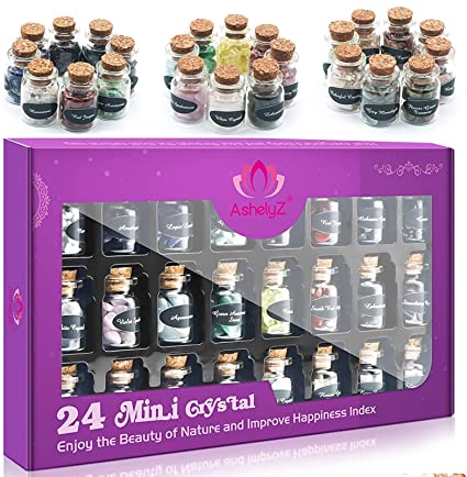 24 Pack of Mini Crystals in Jar