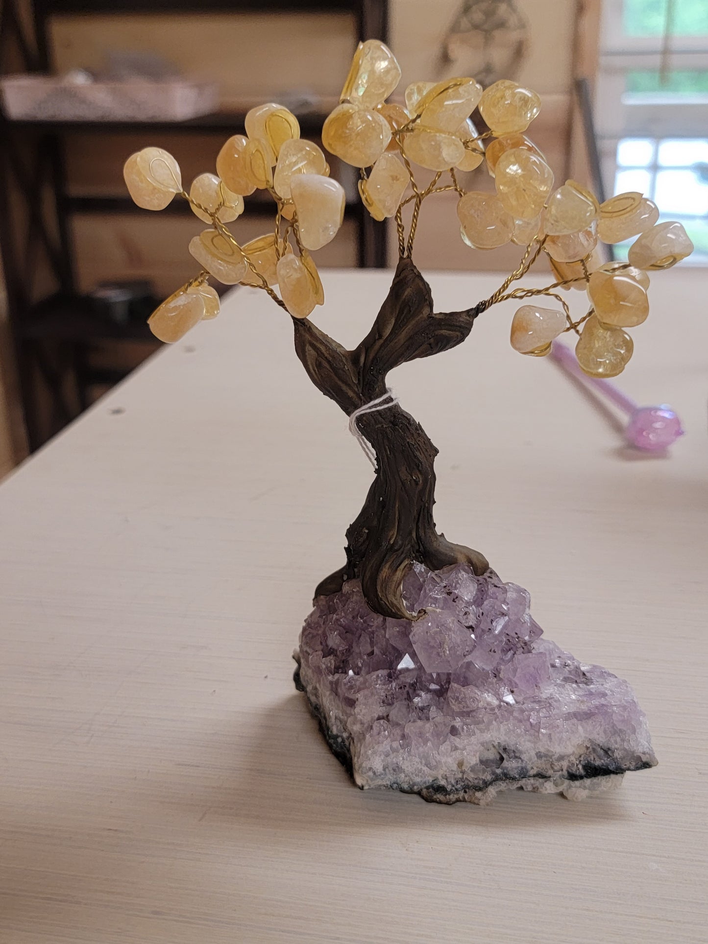 Brazilian Citrine Bonsai Tree