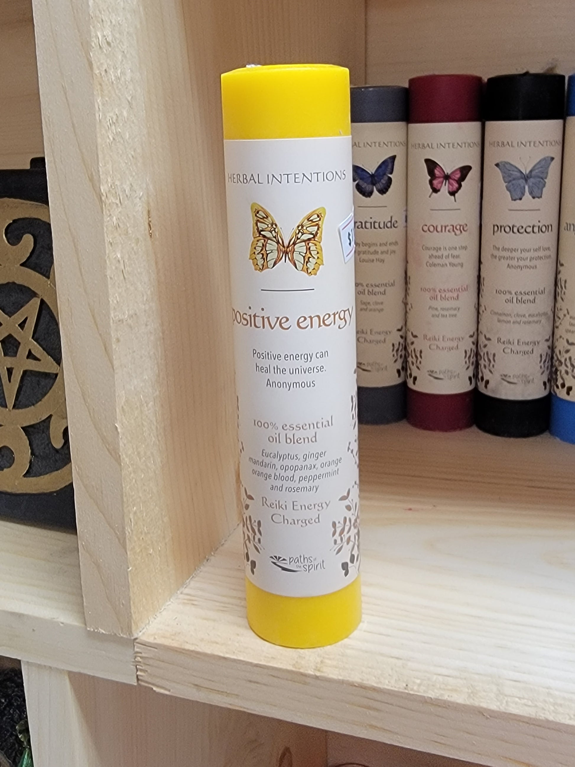 Herbal Intentions Positive Energy Candle