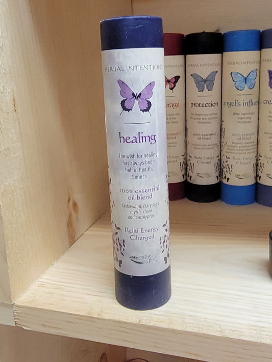 Herbal Intentions Healing Candle