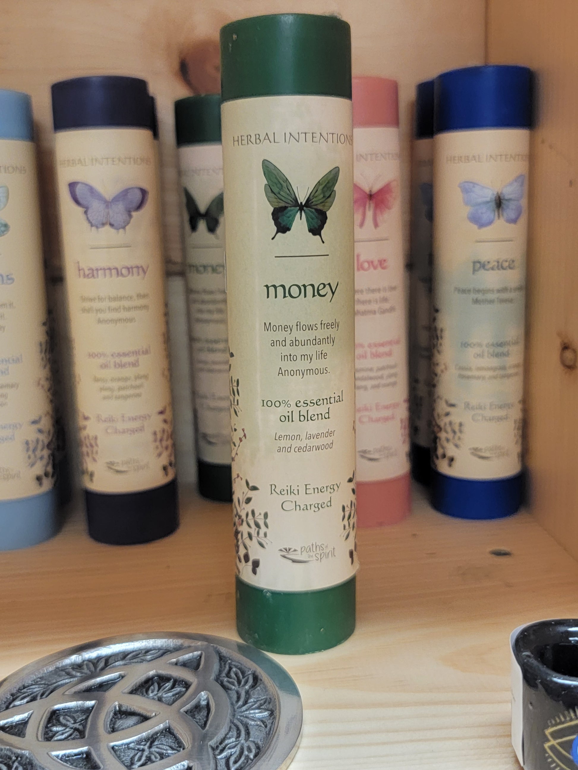 Herbal Intentions Money Candle