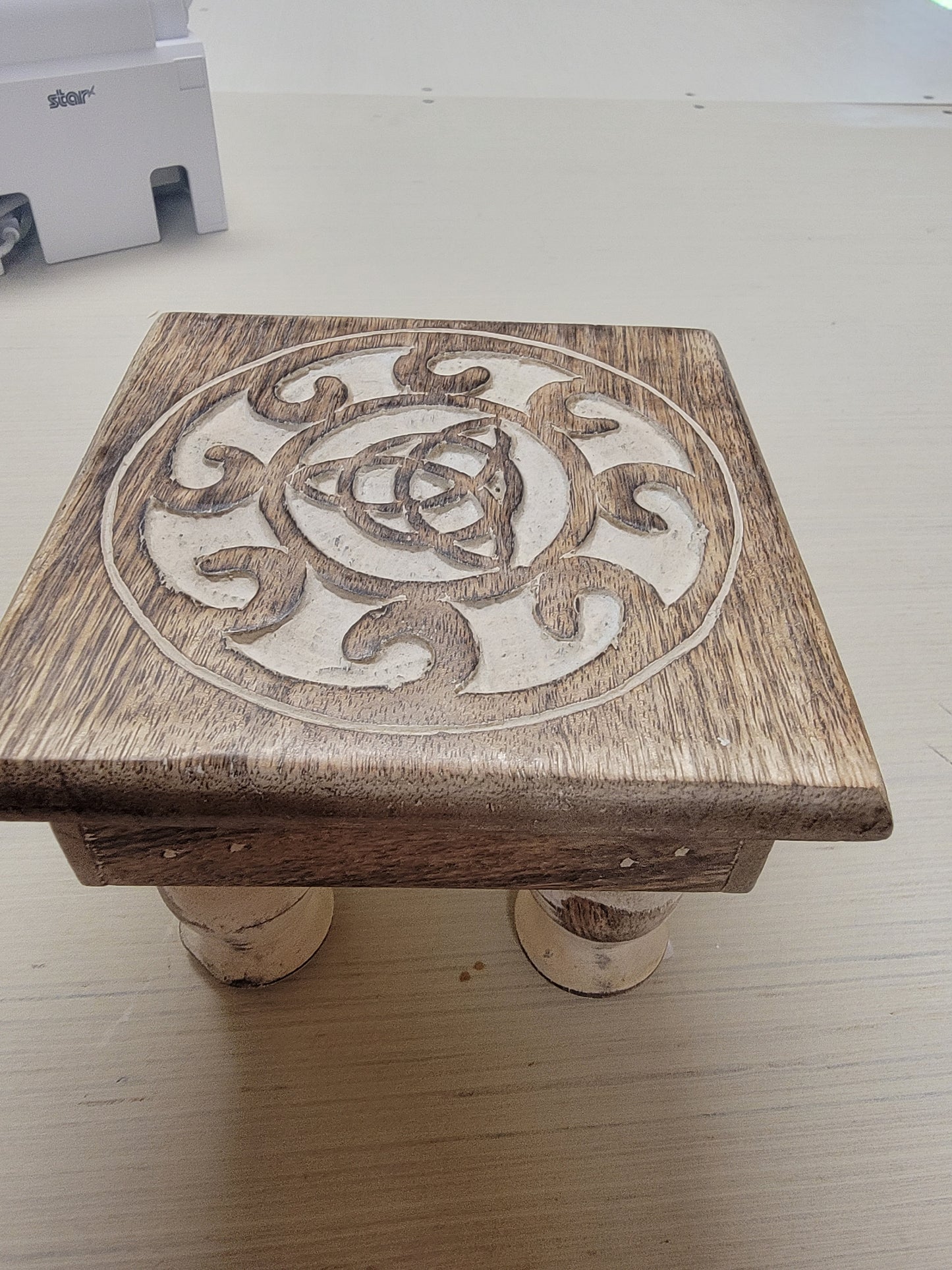 Triquetra Wooden Altar Table