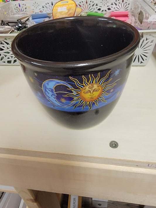 Sun/Moon Smudge Pot
