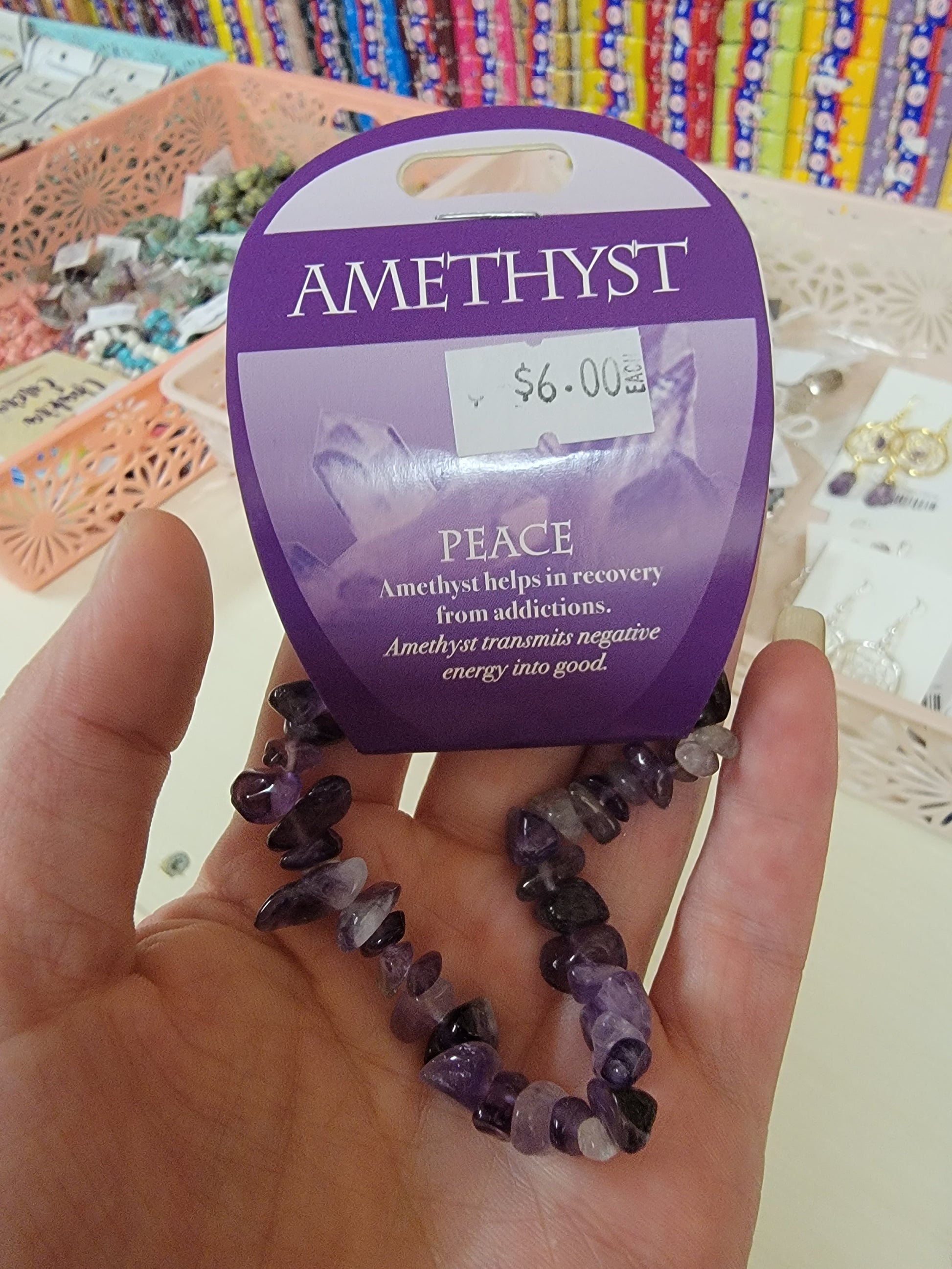 Amethyst Peace Bracelet