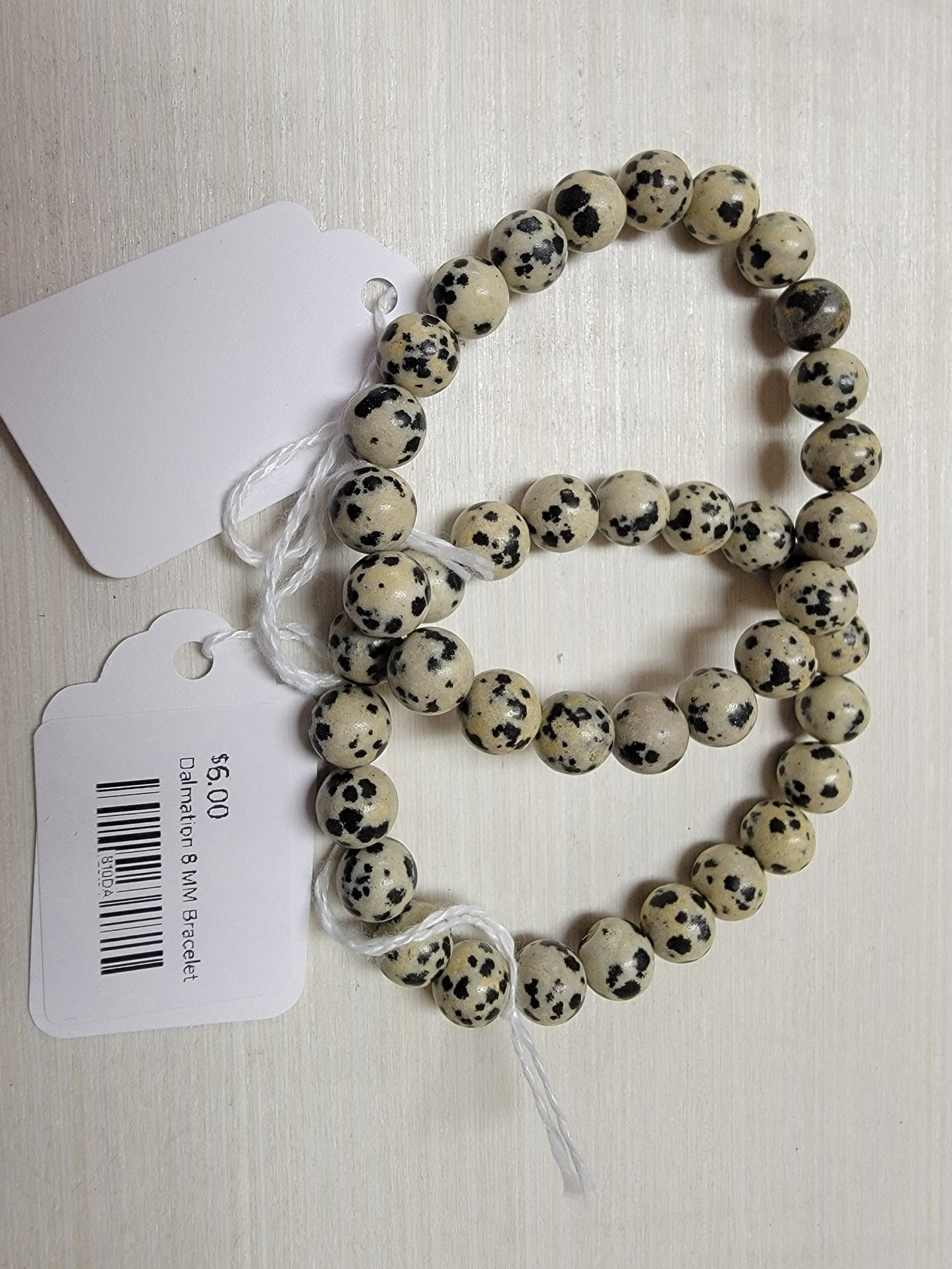 Dalmation 8 MM Bracelet