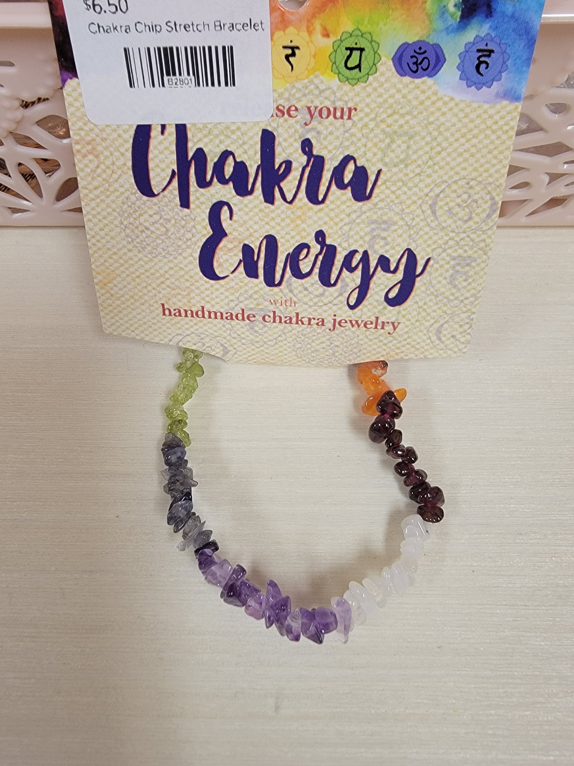 Chakra Chip Stretch Bracelet